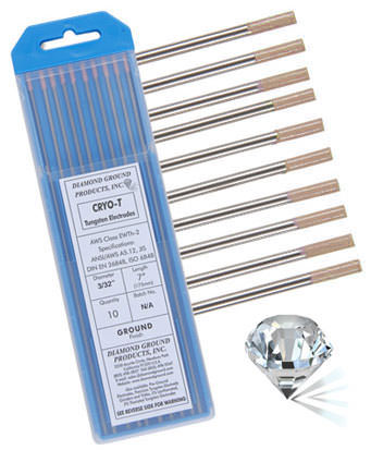 Tungsten welding electrodes - WT40 4% Thoriated Orange